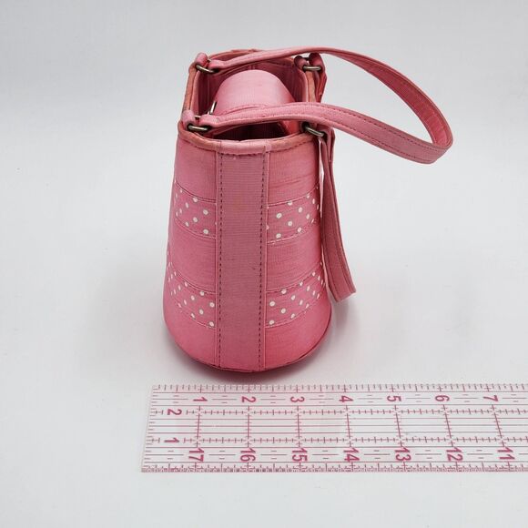 Rita Wilcox Vintage Pink Ribbon Handmade Mini Bag - Picture 10 of 10